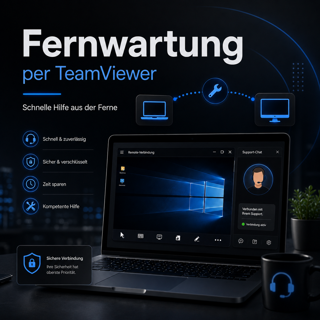 Fernwartun TeamViewer ITS Rottenbuch